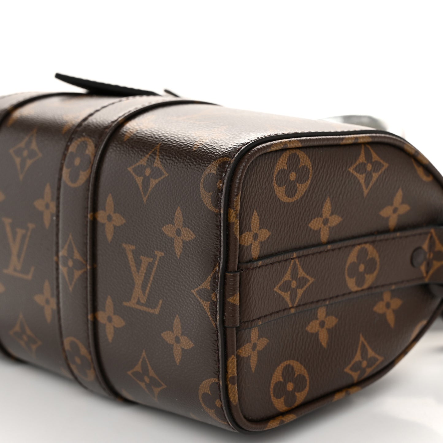 Metallic Nebula Monogram Keepall Bandouliere 25 Brown
