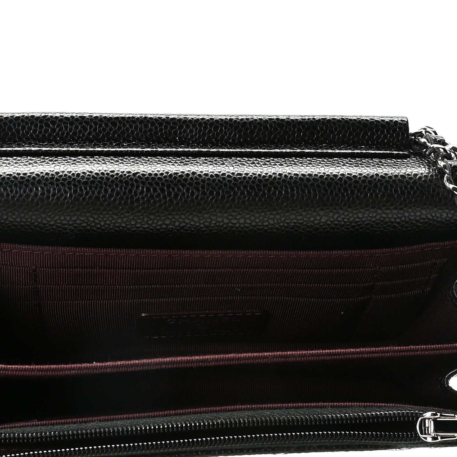 Chanel Caviar Quilted Mini Wallet On Chain WOC Black 6 of 9
