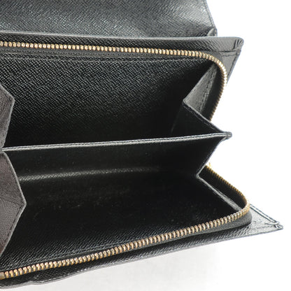 Louis Vuitton Epi Porte-Monnaie Billets Tresor Wallet Black 5 of 8