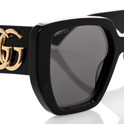 Gucci Acetate Square Frame Sunglasses GG0956S Black 7 of 8