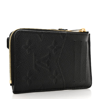 Louis Vuitton LOUIS VUITTON Empreinte Recto Verso Card Holder Black 3 of 6
