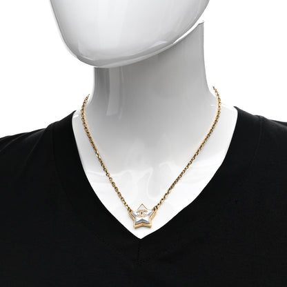 Chanel Pearl CC Star Necklace Gold 2 of 6