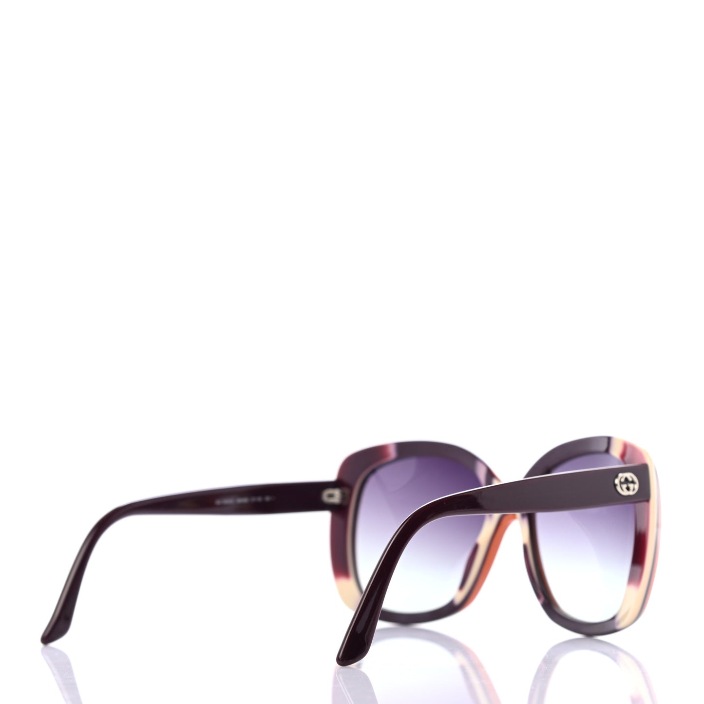 Acetate Oversized Sunglasses GG3612S Purple Orange
