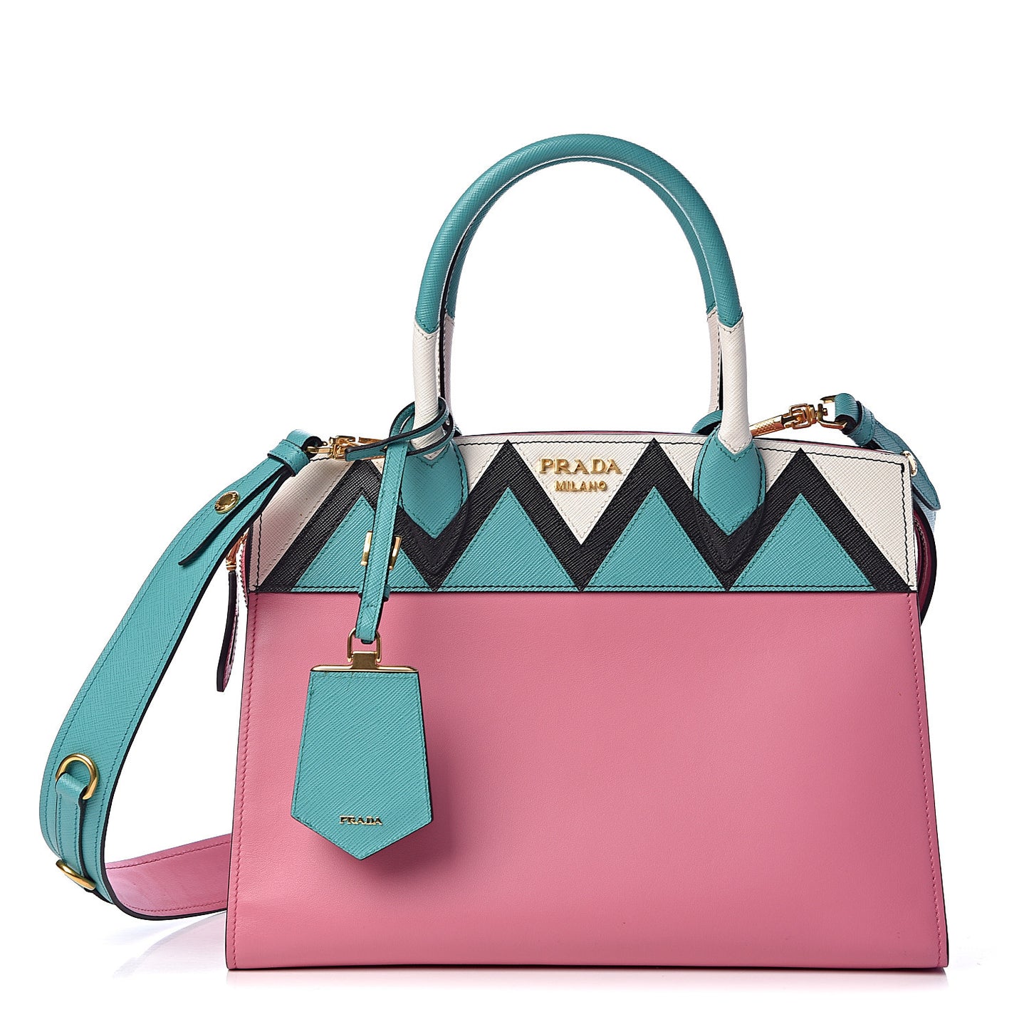 City Calf Saffiano Medium Esplanade Tote Begonia Giad