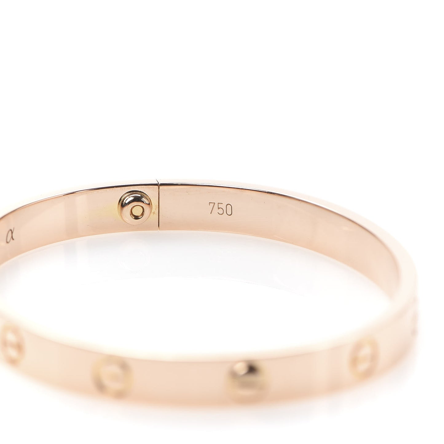 18K Pink Gold LOVE Bracelet 17