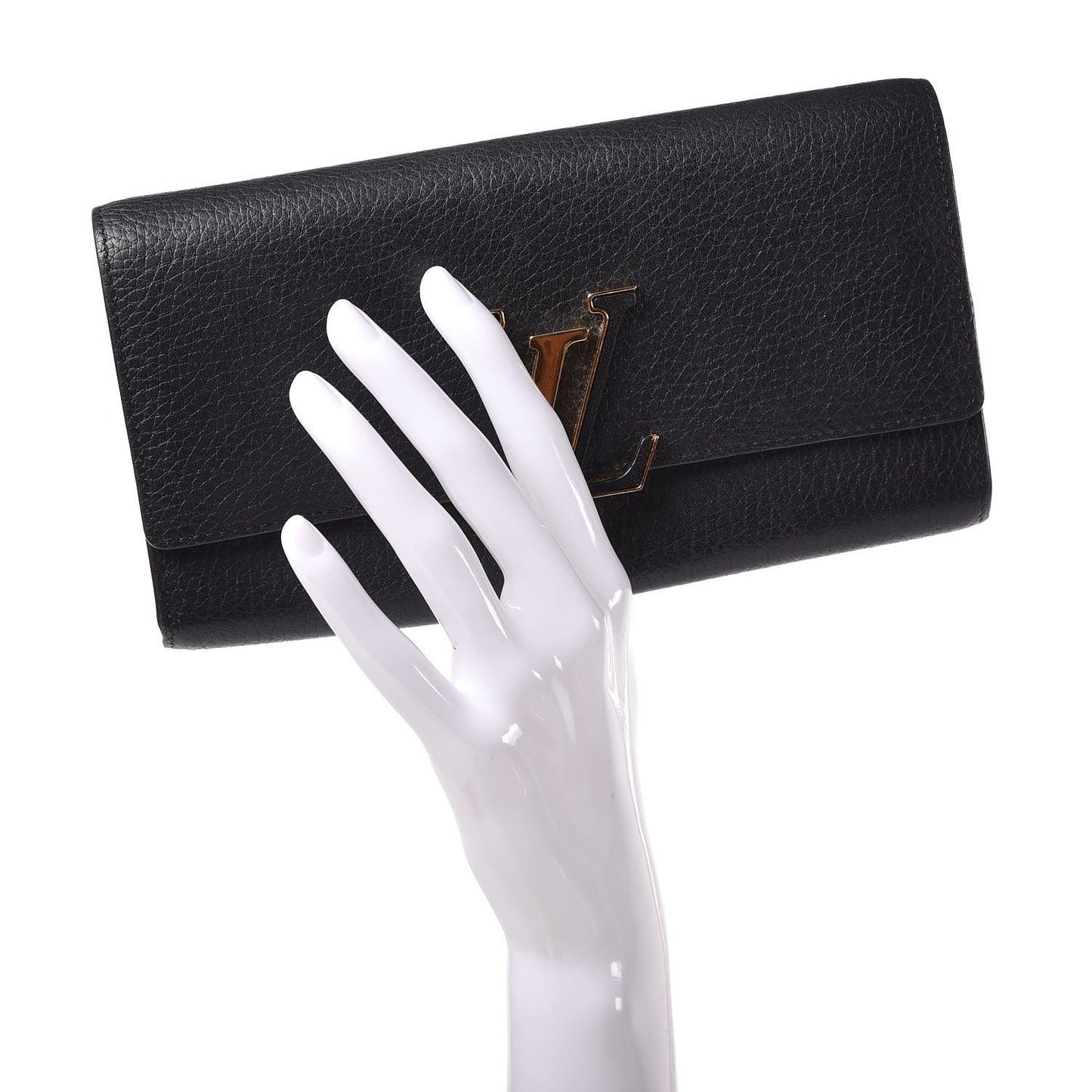Taurillon Capucines Wallet Black
