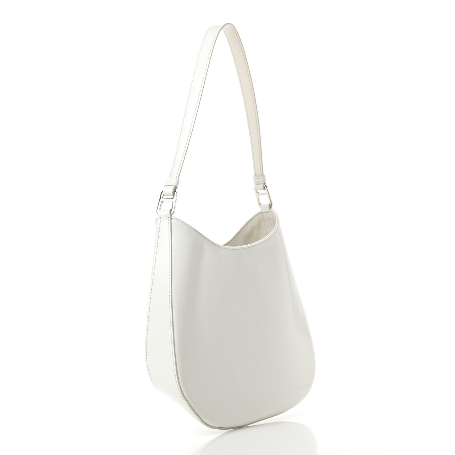 Spazzolato Cleo Shoulder Bag White