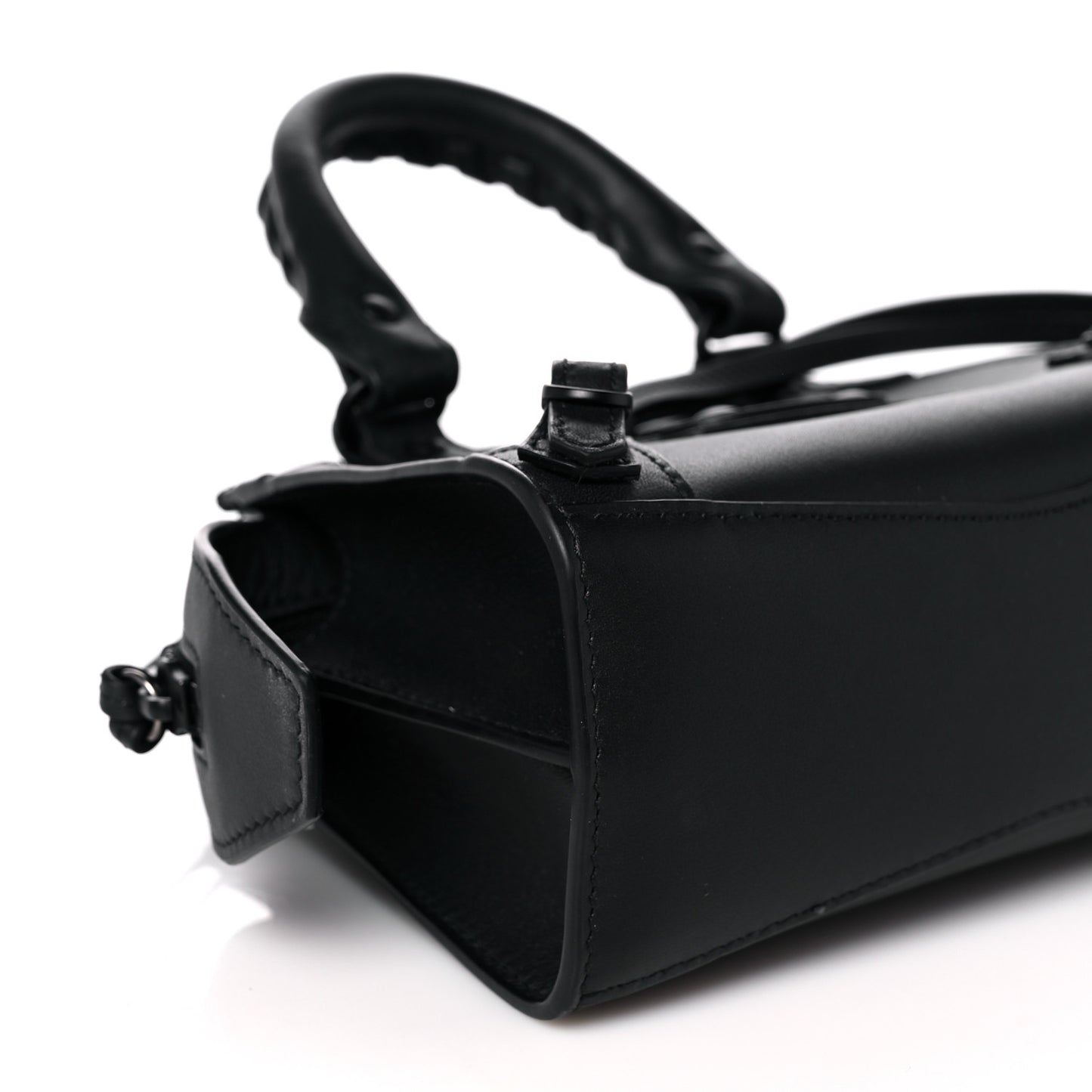 Smooth Calfskin Neo Classic Black Hardware Nano City Crossbody Black