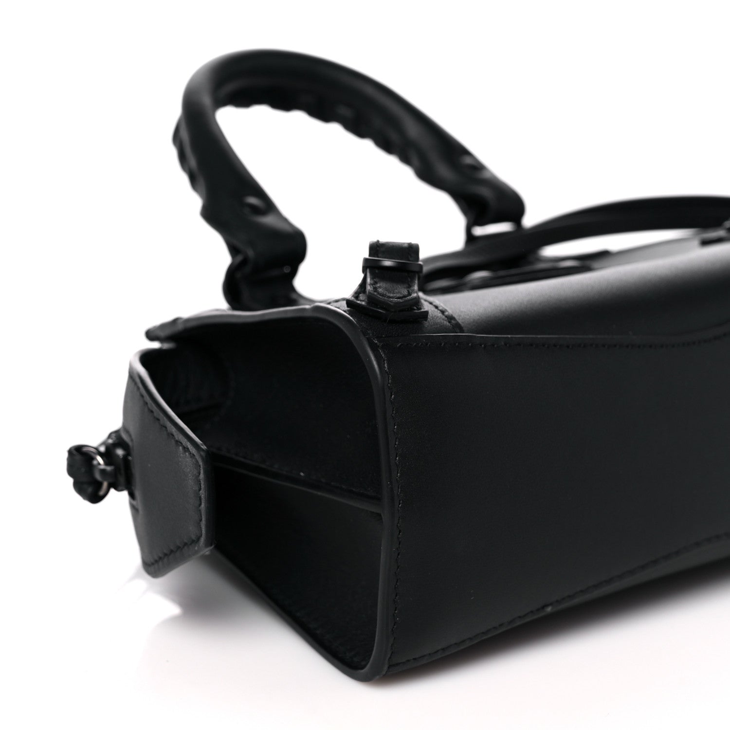 Balenciaga Smooth Calfskin Neo Classic Black Hardware Nano City Crossbody Black 10 of 17