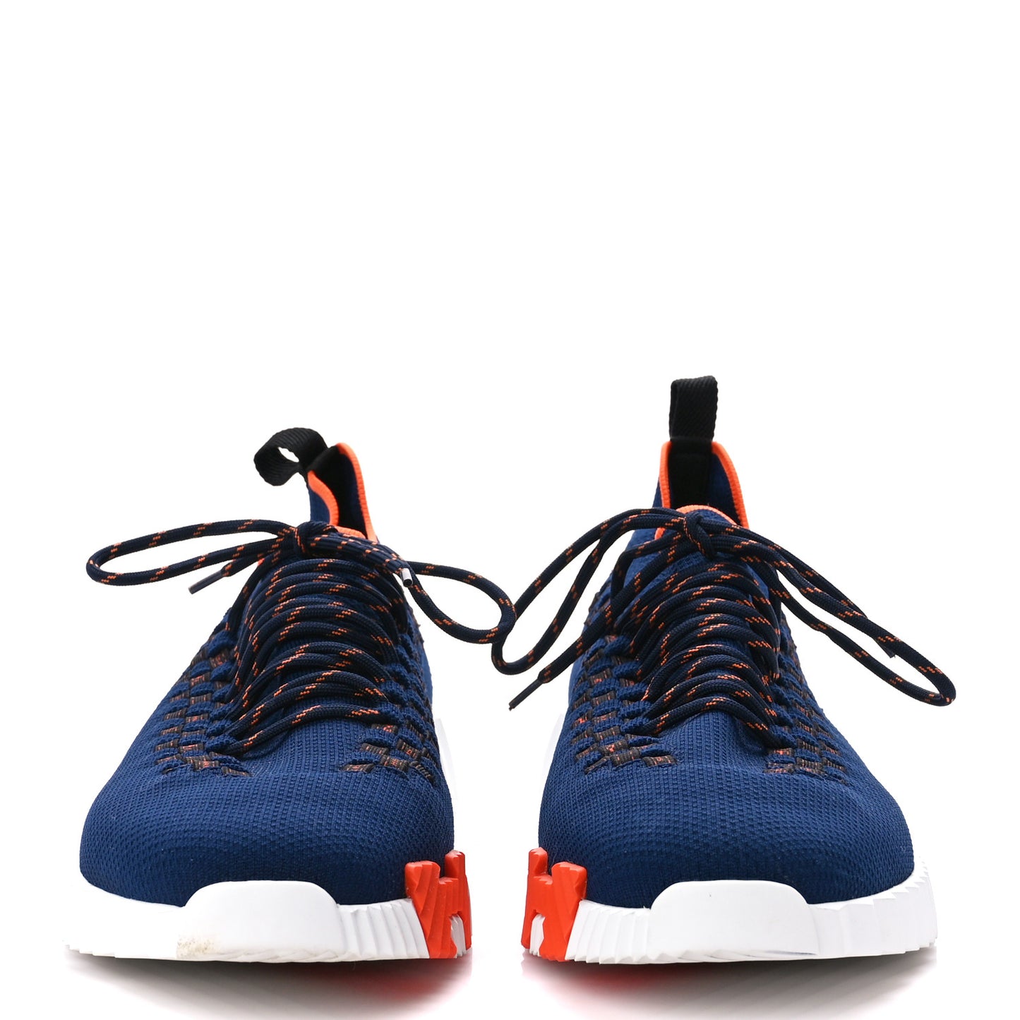 Knit Bolduc Mens Flex Sneakers 43.5 Marine Black