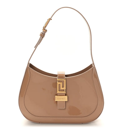 Versace Patent Small Greca Goddess Hobo Blush 1 of 9
