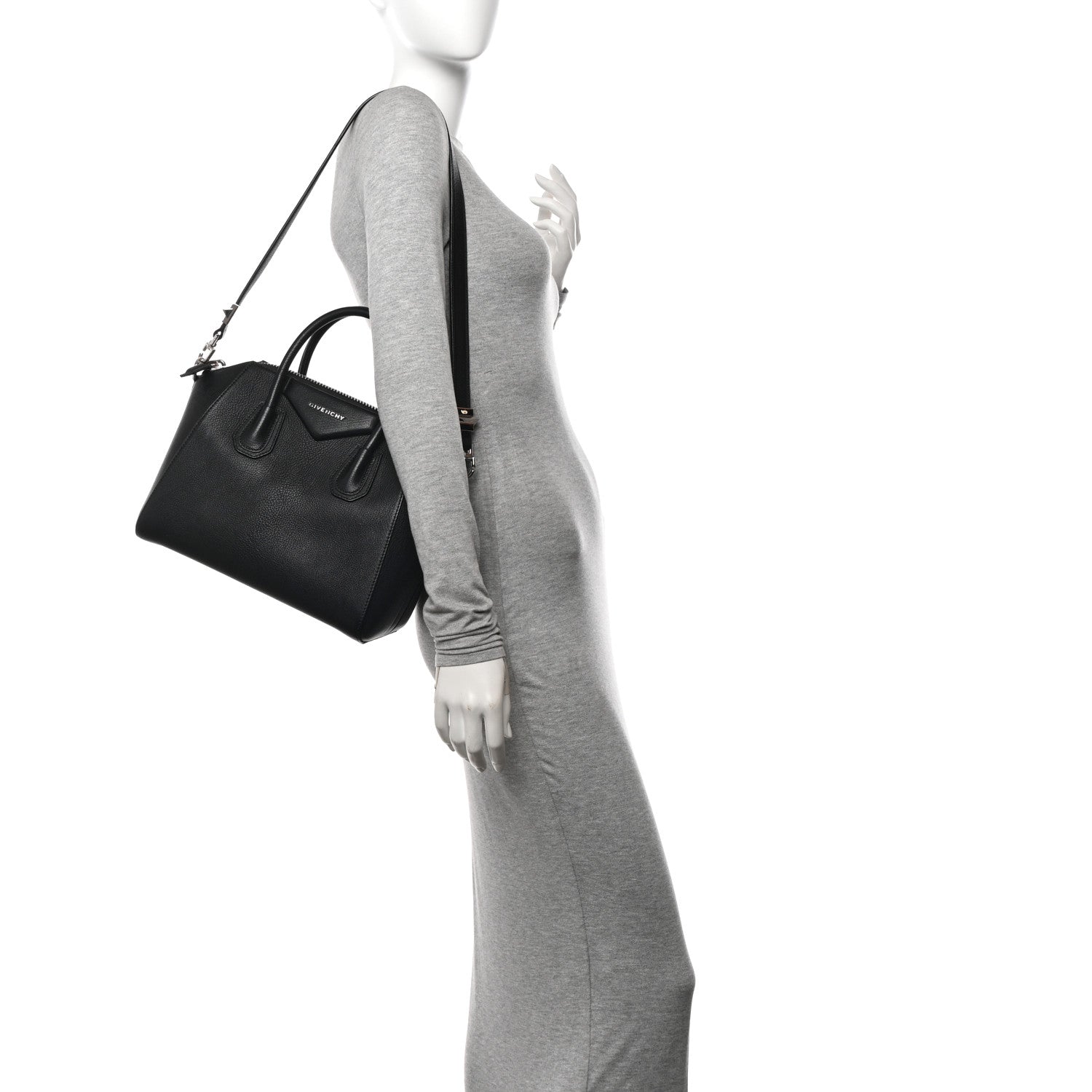 Givenchy Sugar Goatskin Small Antigona Black 2 of 12