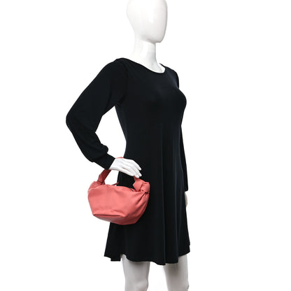Bottega Veneta Nappa Mini Double Knot Bag Peachy 2 of 9