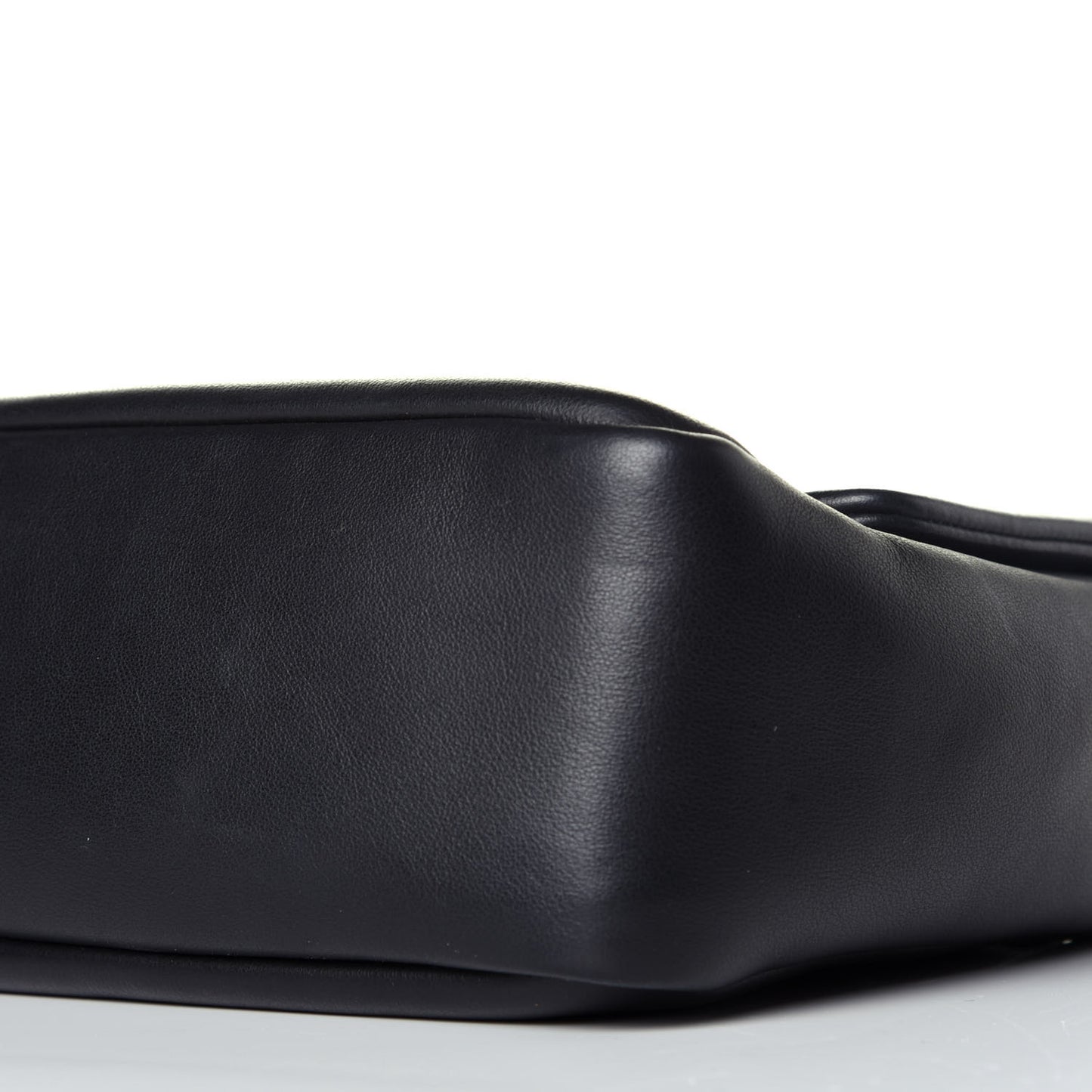 Calfskin Large Natalia Chain Bag Black