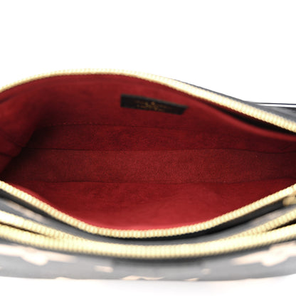 Louis Vuitton Empreinte Monogram Giant Multi Pochette Accessories Black Beige 5 of 11