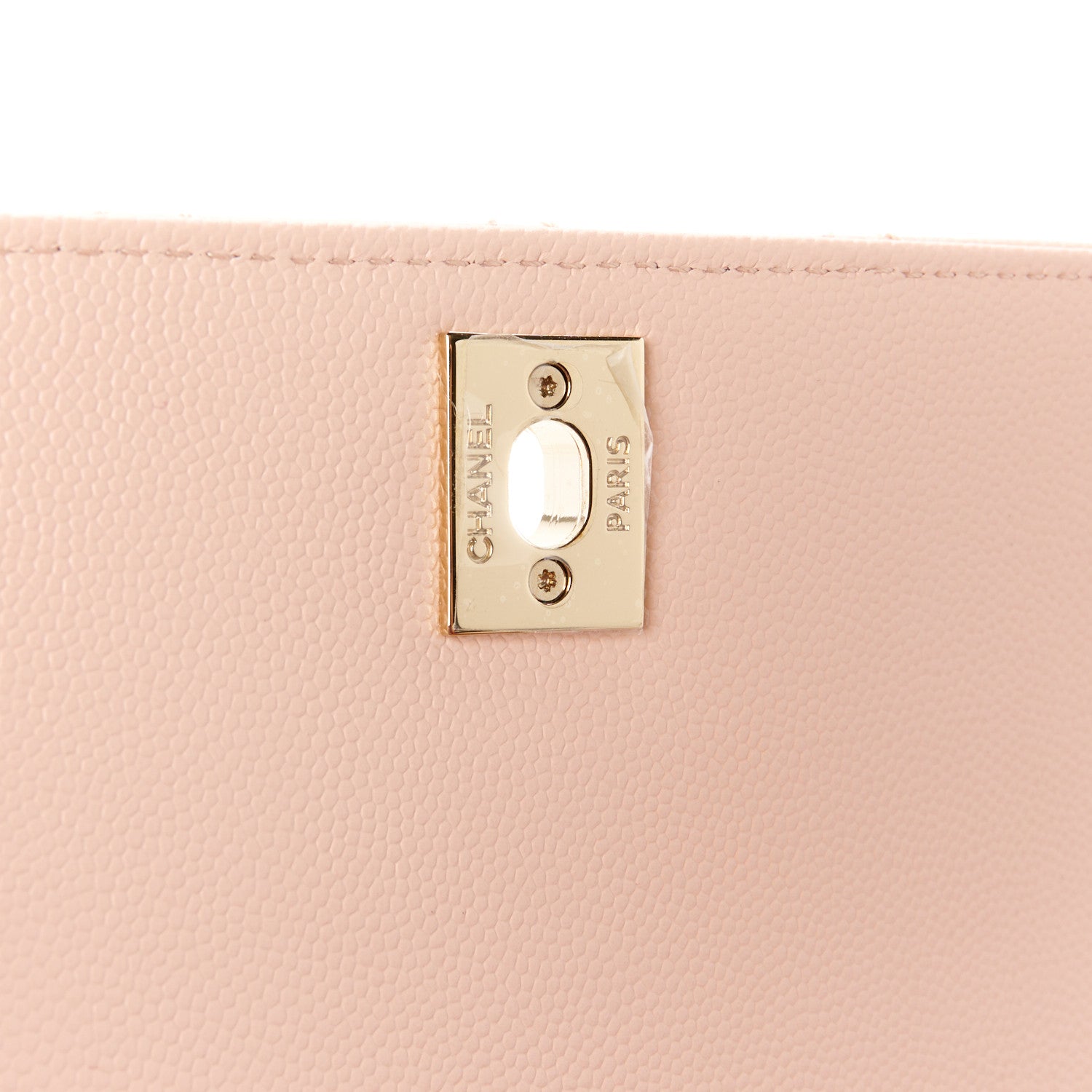 Chanel Caviar Quilted Mini Coco Handle Flap Light Pink 6 of 12