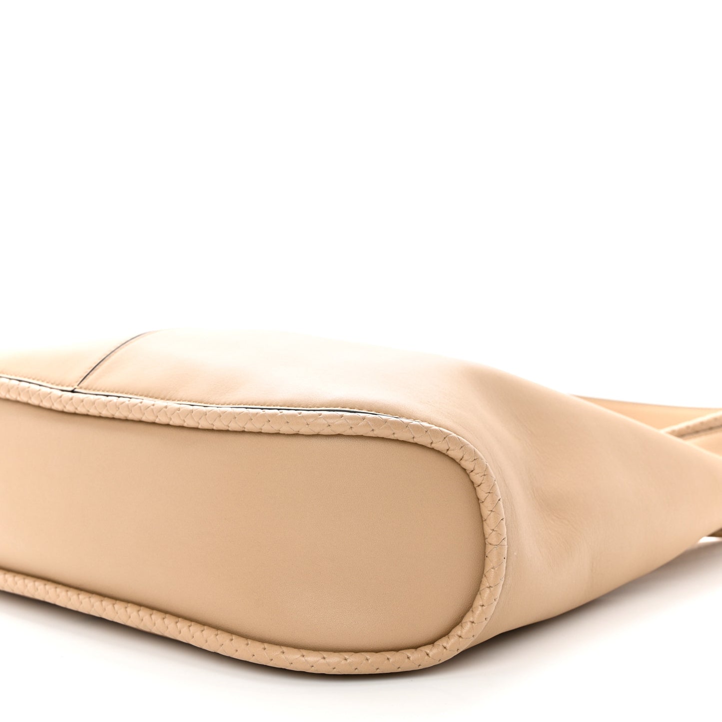 Calfskin Gancini Hobo Beige