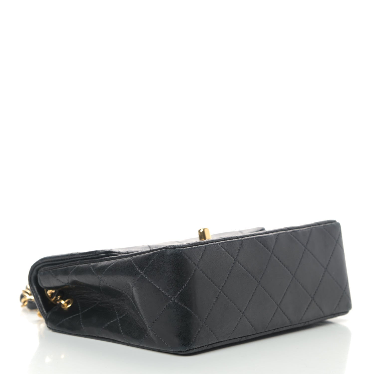Chanel Lambskin Quilted Mini Square Flap Bag Black 3 of 5