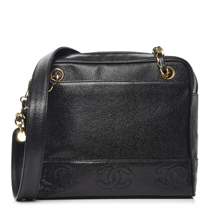 Chanel Caviar CC Shoulder Bag Black 1 of 12