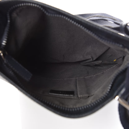 Fendi Zucca Spalmati Messenger Bag Navy 5 of 9