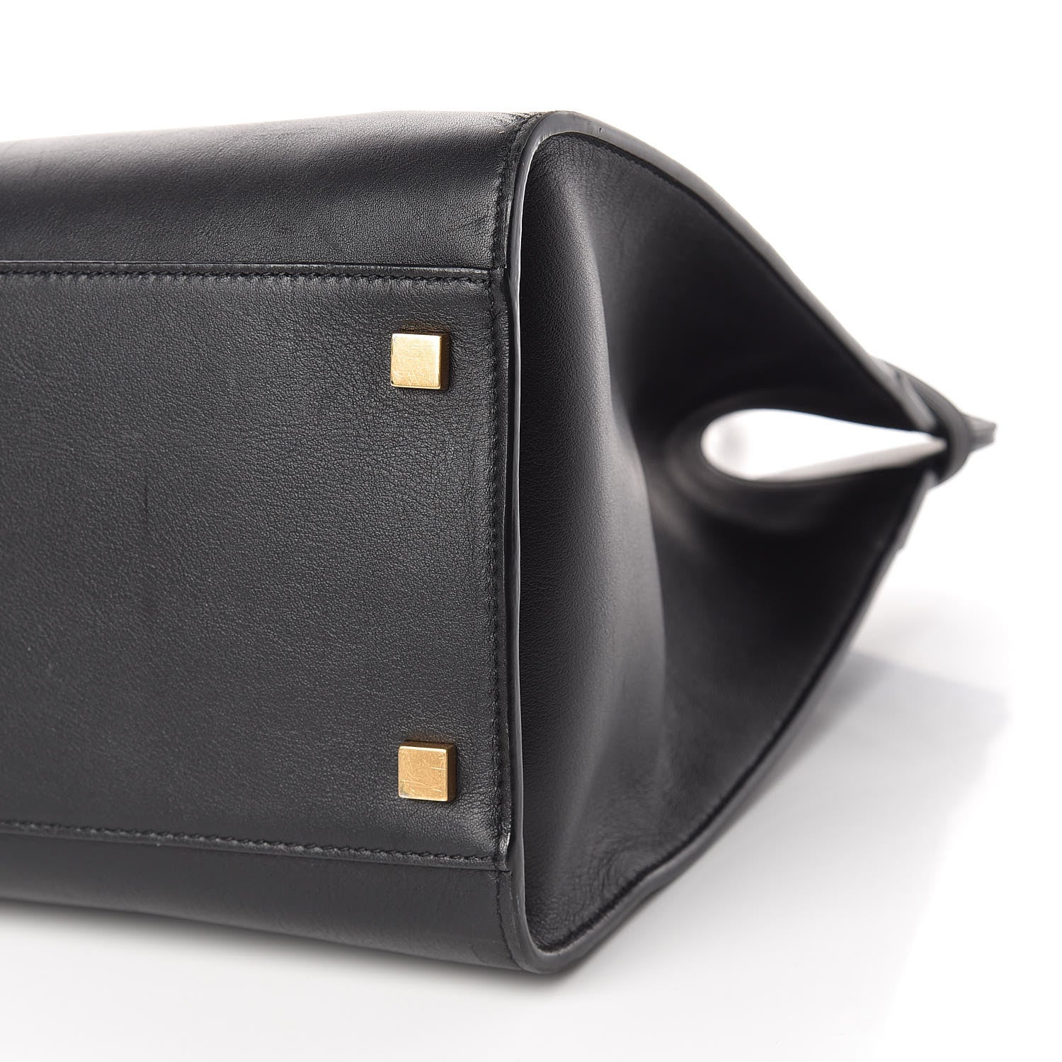 Saint Laurent Calfskin Medium Manhattan Shopper Tote Black 10 of 12