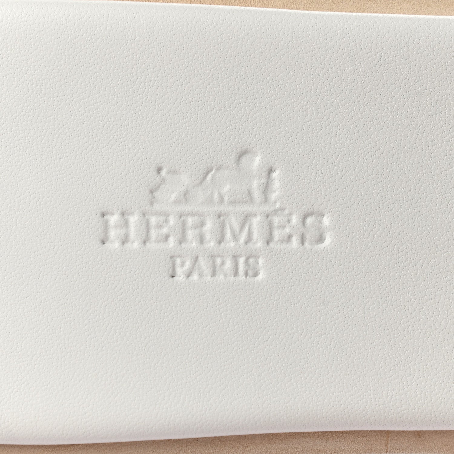 Hermes Calfskin Cork Eze 30 Sandals 38 White 7 of 9