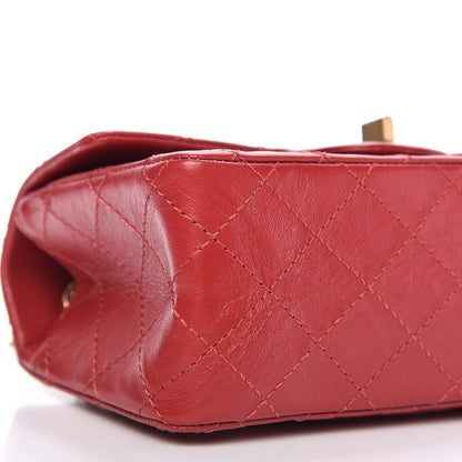 Chanel Aged Calfskin Quilted 2.55 Reissue Mini Flap Red 6 of 11