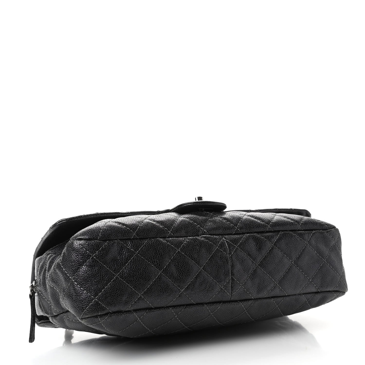 Chanel Iridescent Caviar Quilted Large Chic Flap Grey 3 of 5