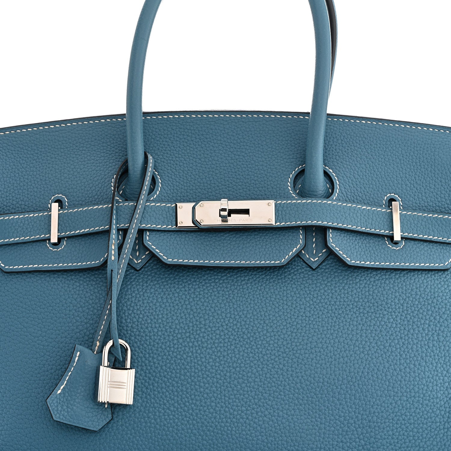 Hermes Togo BIRKIN 35 Blue Jean 8 of 15