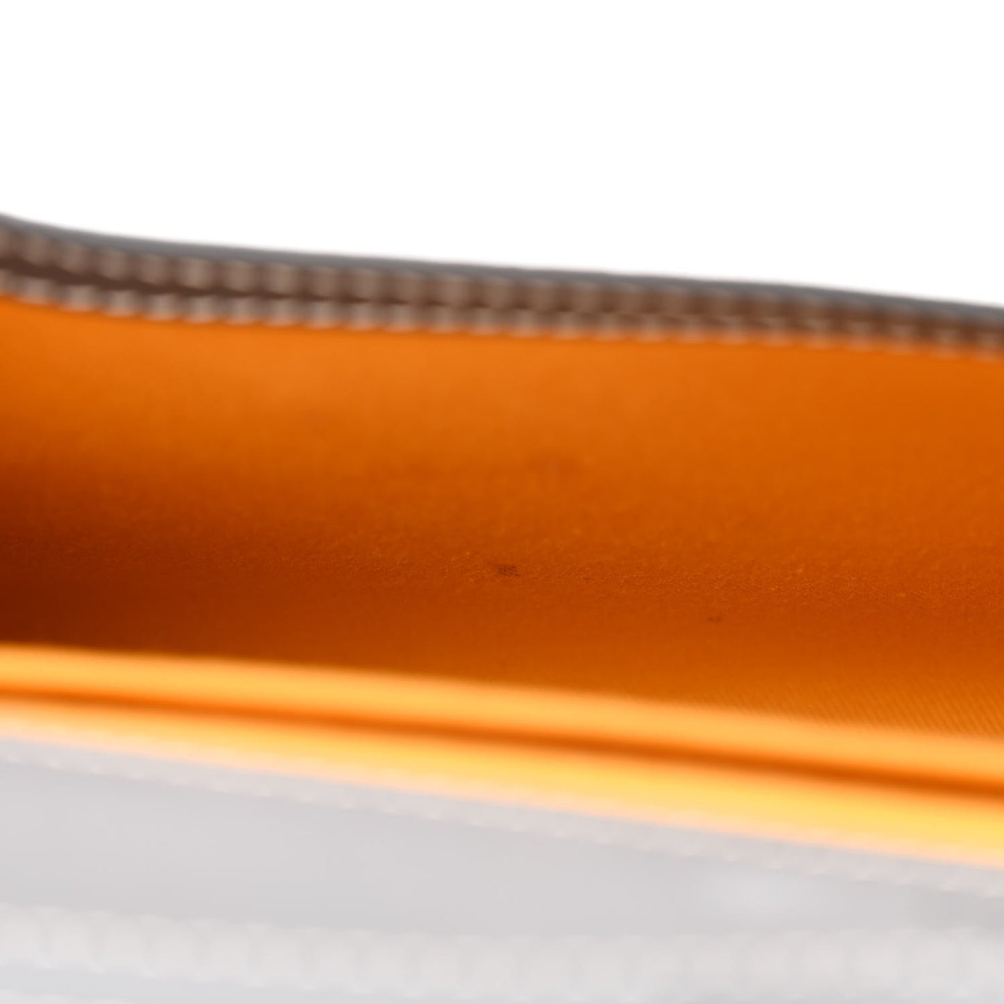 Goyardine Monte Carlo Bois Clutch With Strap Gray