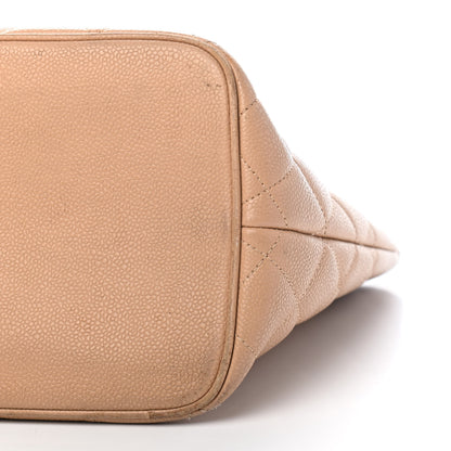 Chanel Caviar Quilted Medallion Tote Beige 9 of 10