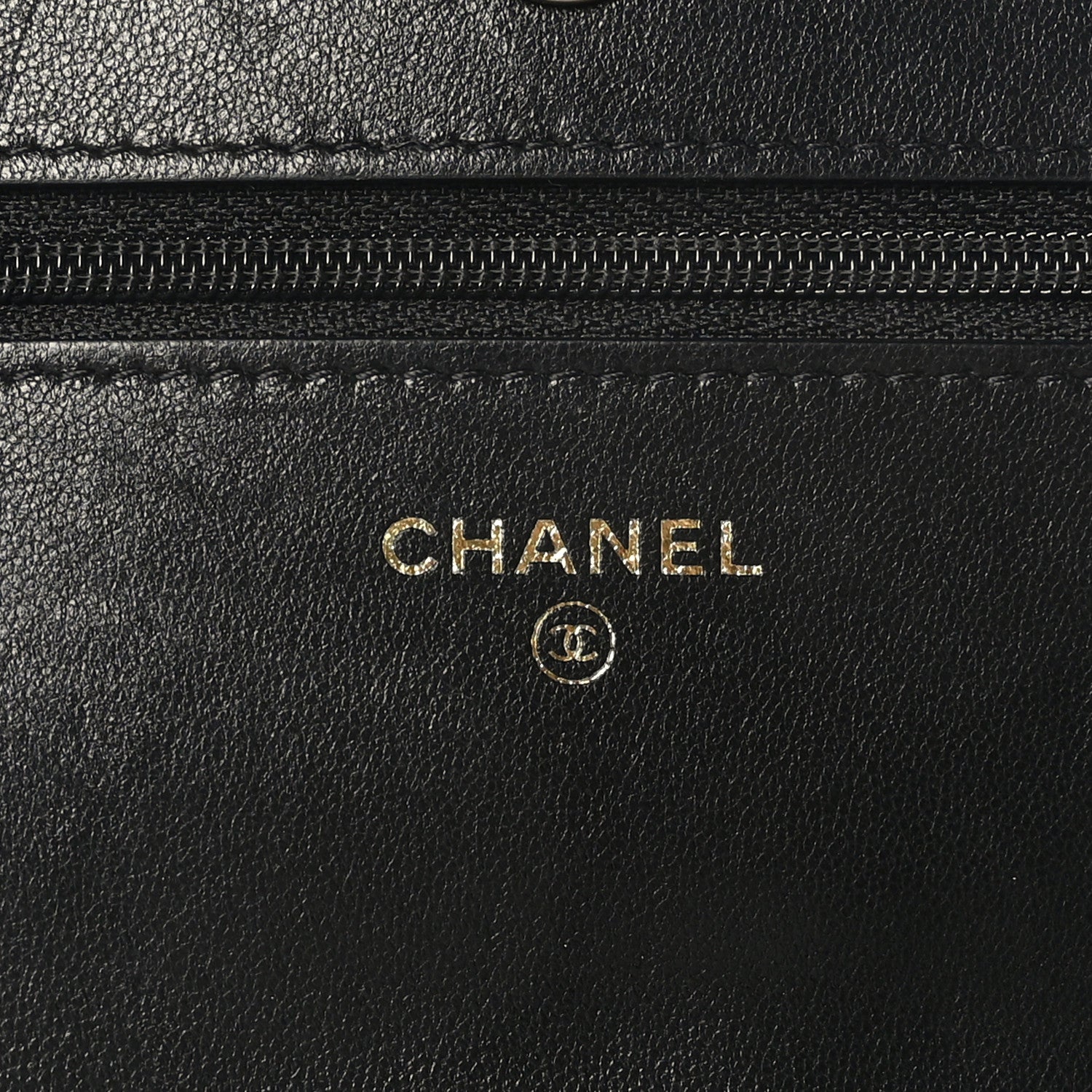 Chanel Lambskin Quilted Chanel 19 Wallet On Chain WOC Black 6 of 10