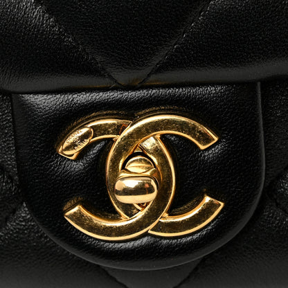 Chanel Lambskin Quilted Large CC Funky Town Flap Black 12 of 12