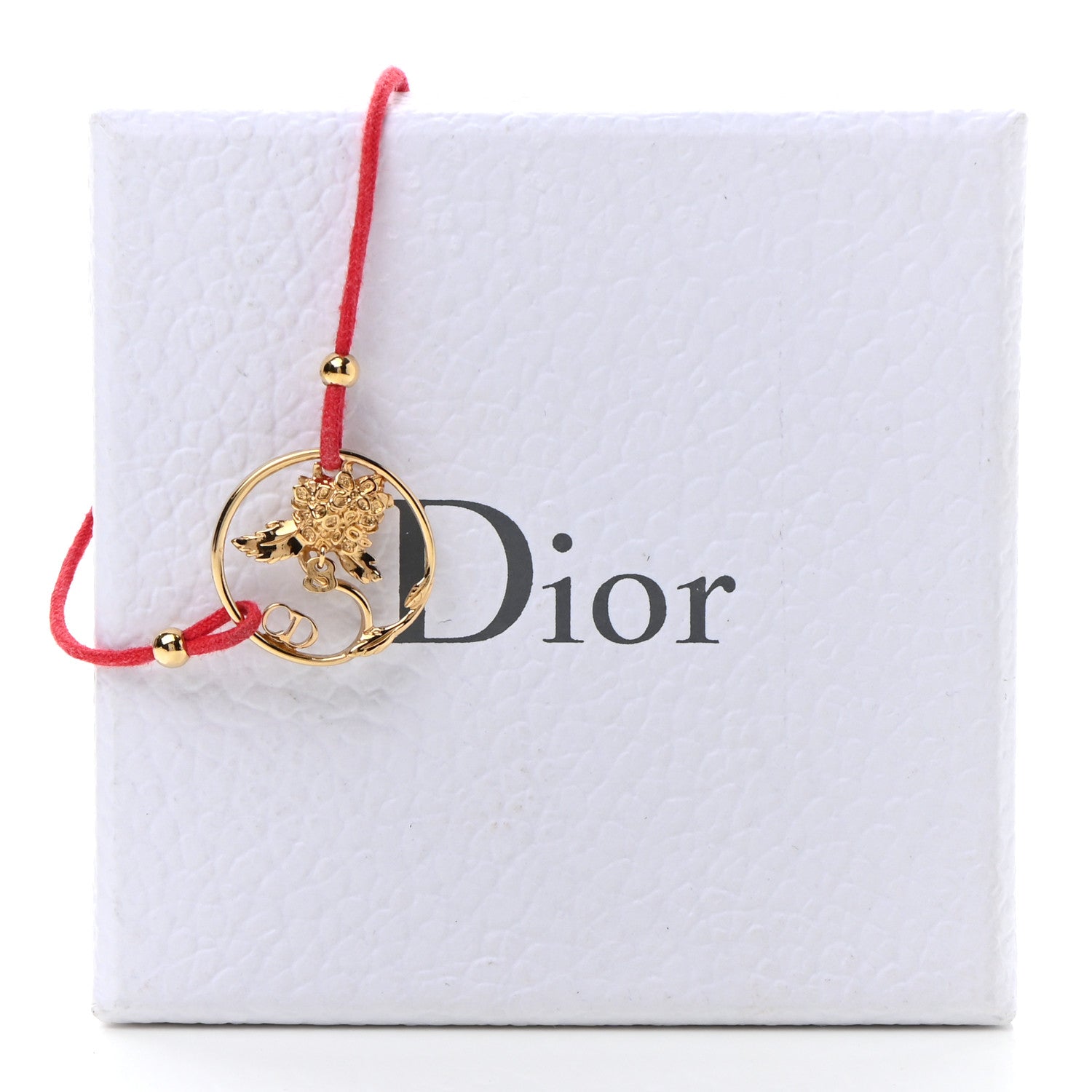 Christian Dior Diorelita Chinese New Year Pig Bracelet Red 4 of 4
