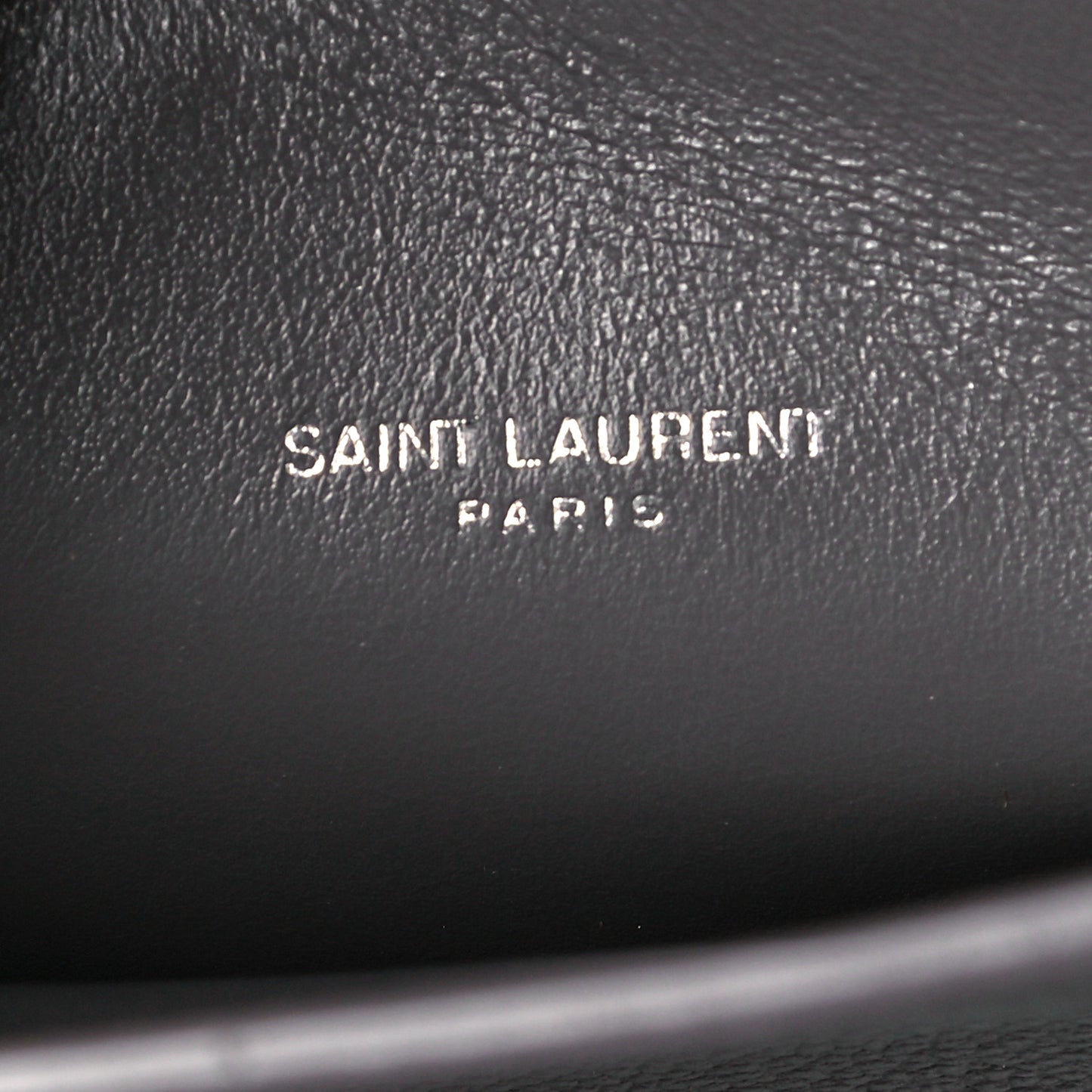 Grained Calfskin Baby Sac De Jour Fog