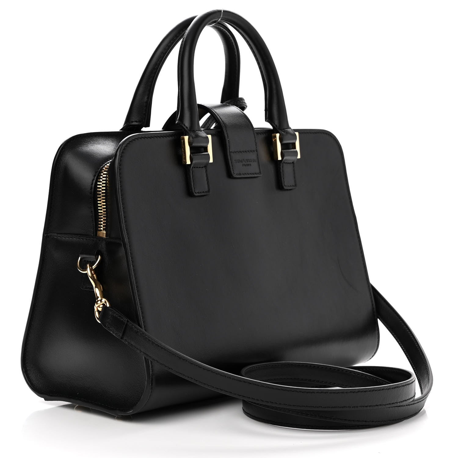 Saint Laurent Calfskin Monogram Baby Cabas Black 3 of 13