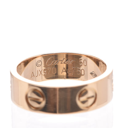 Cartier 18K Yellow Gold 5.5mm LOVE Ring 50 5.25 4 of 4