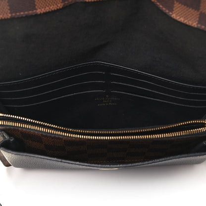 Louis Vuitton Damier Ebene Vavin Chain Wallet Black 4 of 4