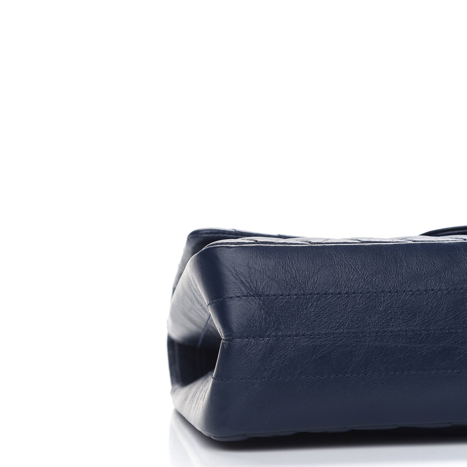 Chanel Aged Calfskin Chevron Quilted 2.55 Reissue 225 Flap Blue 8 of 11