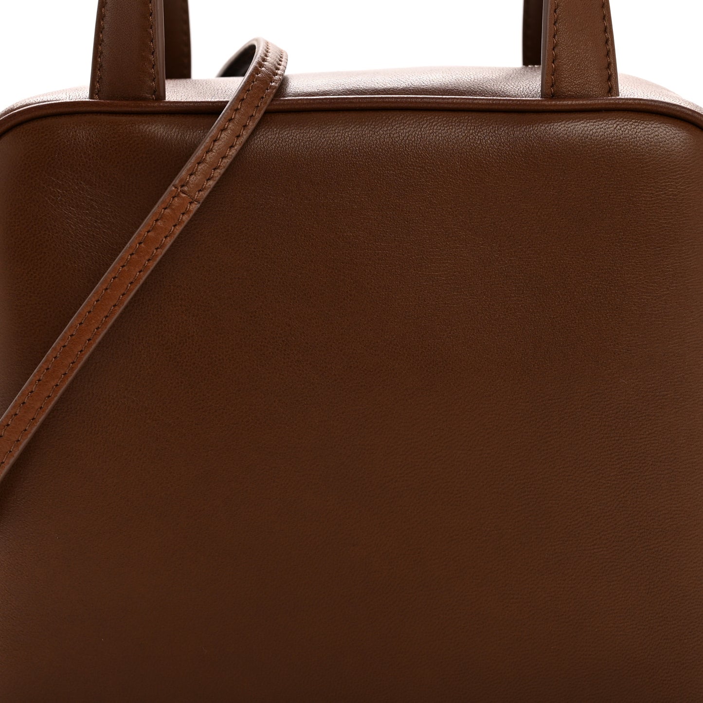 Calfskin Ray Bag Brown Wood