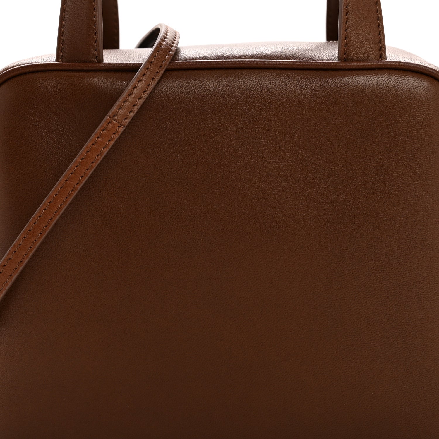 The Row Calfskin Ray Bag Brown Wood 7 of 11