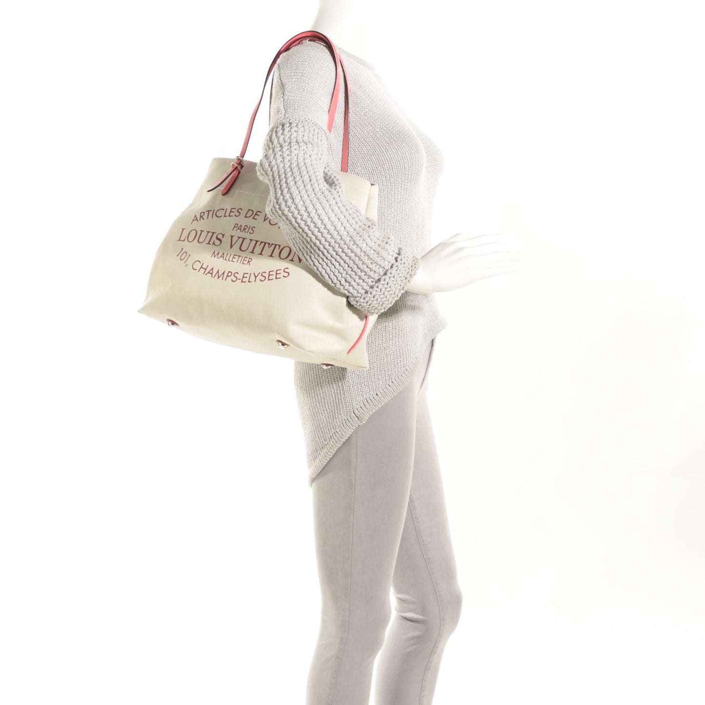 Toile Articles De Voyage Cabas MM Corail