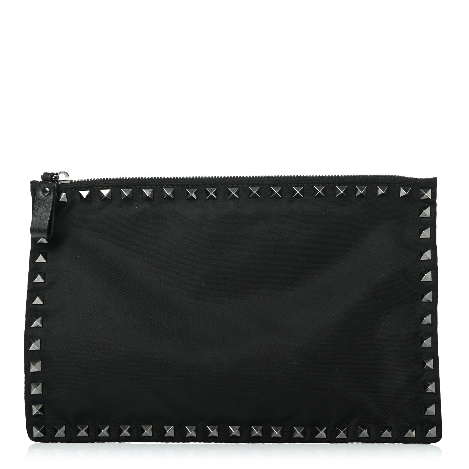 Valentino Garavani Nylon Rockstud Zip Pouch Black 1 of 6