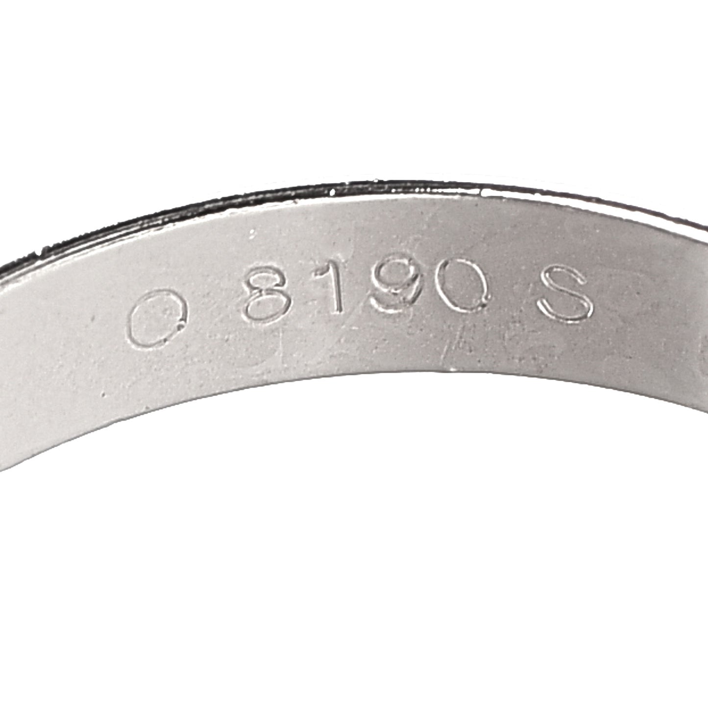 18K White Gold Classic Trinity Ring 51 5.75