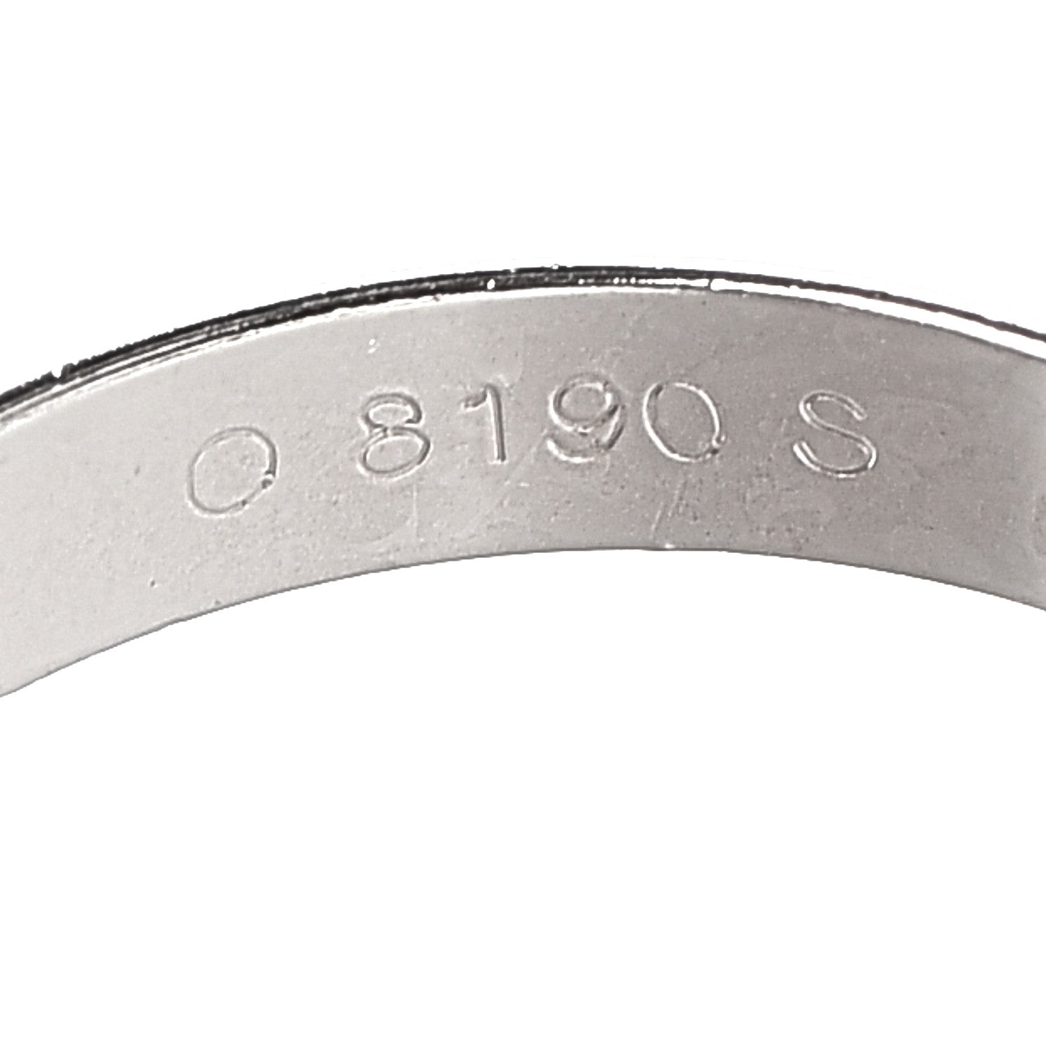 Cartier 18K White Gold Classic Trinity Ring 51 5.75 6 of 6