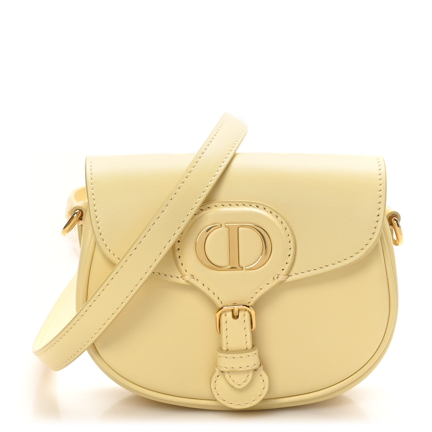 Christian Dior Box Calfskin Micro Bobby Flap Pale Yellow 1 of 10