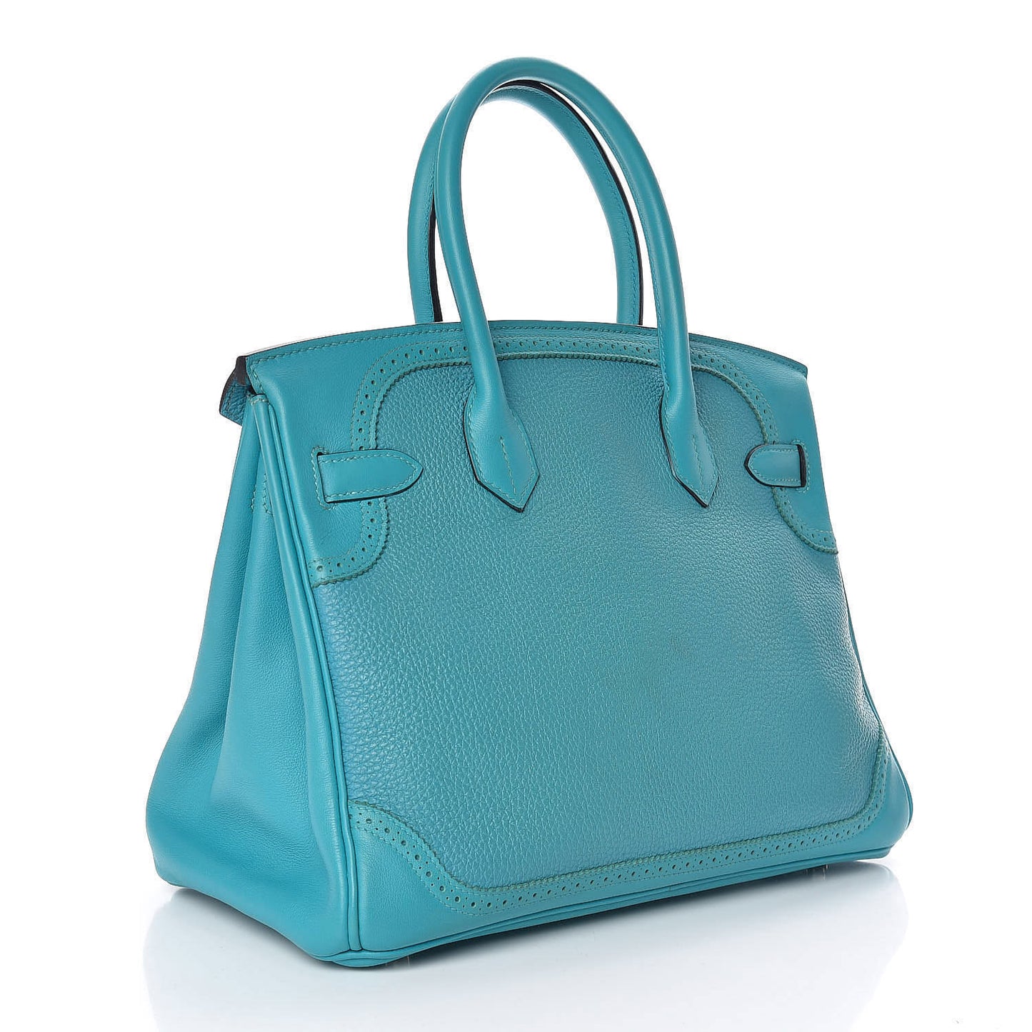 Togo Swift Ghillies Birkin 30 Turquoise