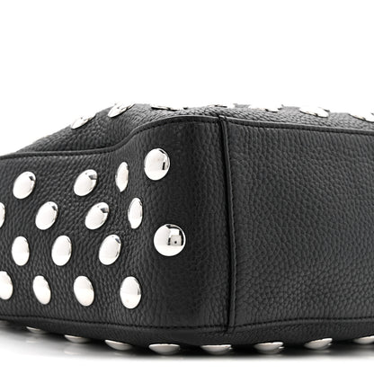 Khaite Pebbled Sport Calfskin Studded Elena Black 7 of 10