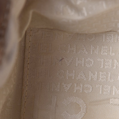 Chanel Lambskin Contrast Stitch Small Surpique Accordion Flap Beige 9 of 17