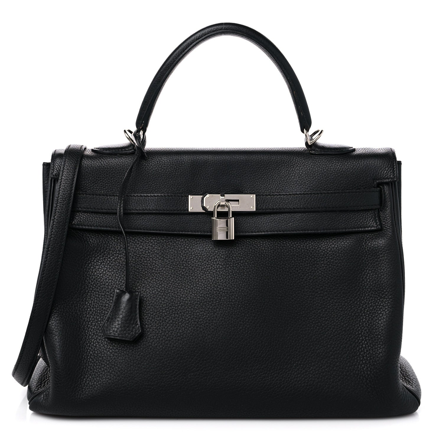 Hermes Taurillon Clemence Kelly Retourne 35 Black 1 of 18